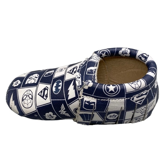 Monkey Feet Baby Infant‎ Shoes Leather Superhero Batman Spider-Man 12-18 Months - Picture 10 of 11